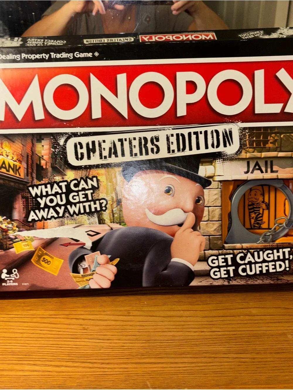 Hasbro Monopoly Cheaters Edition - Red, White, Black